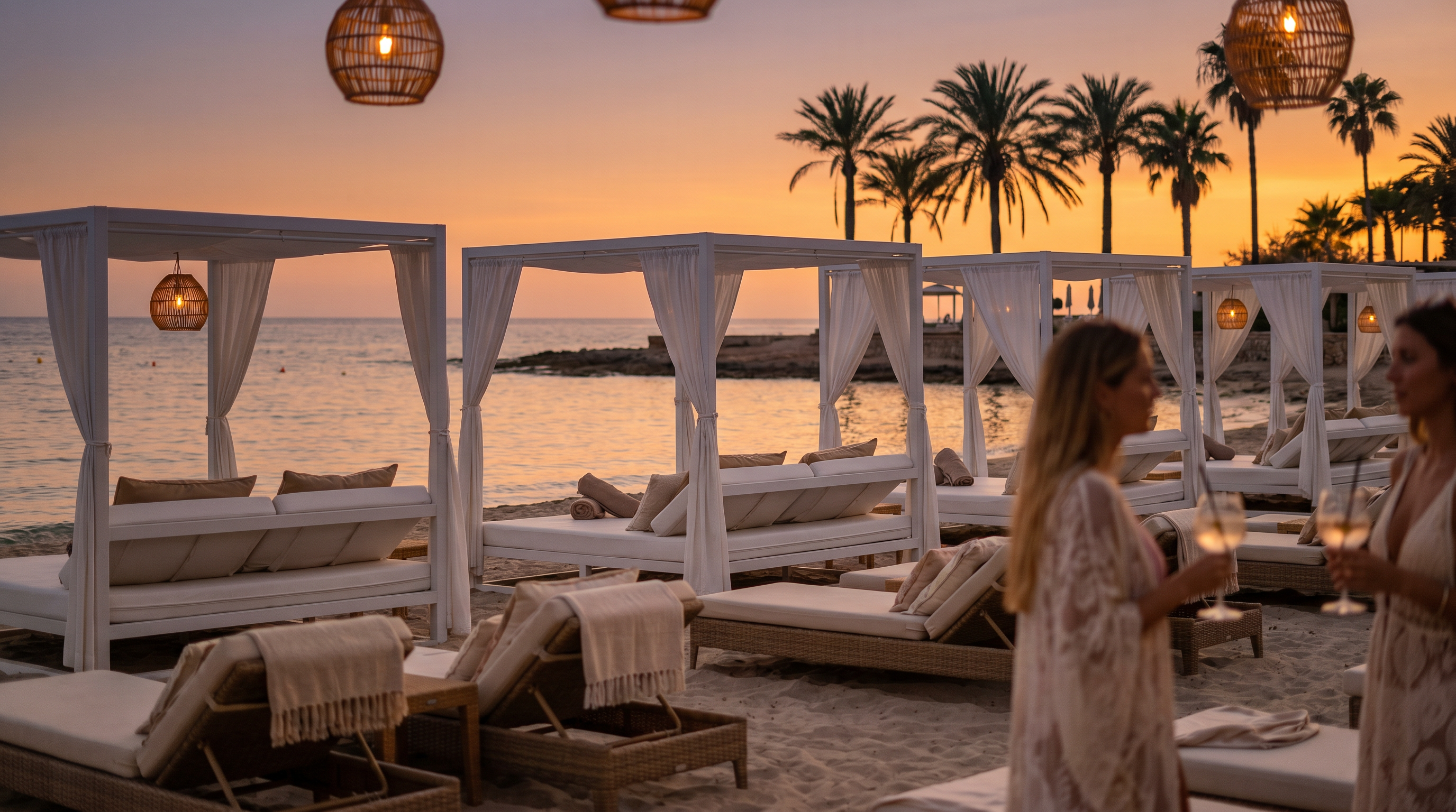 Puro Beach Club Atmosphäre